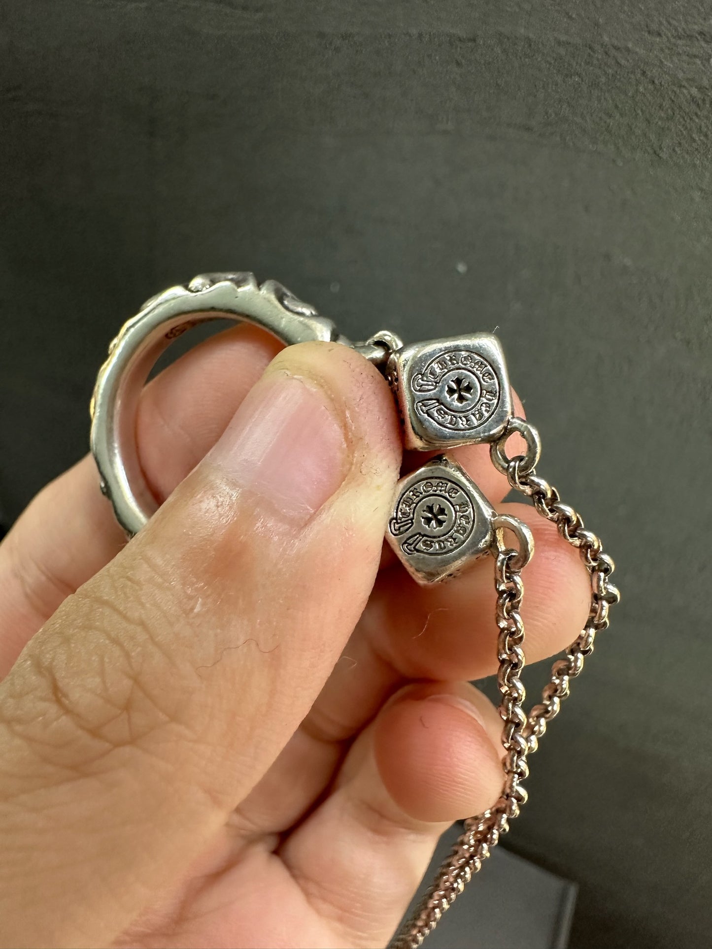 Chrome Hearts Dice Eyewear Necklace