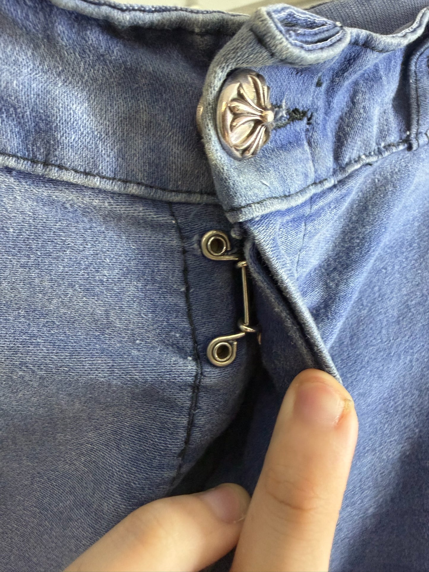 Chrome Hearts Cross Patch French Work Pants