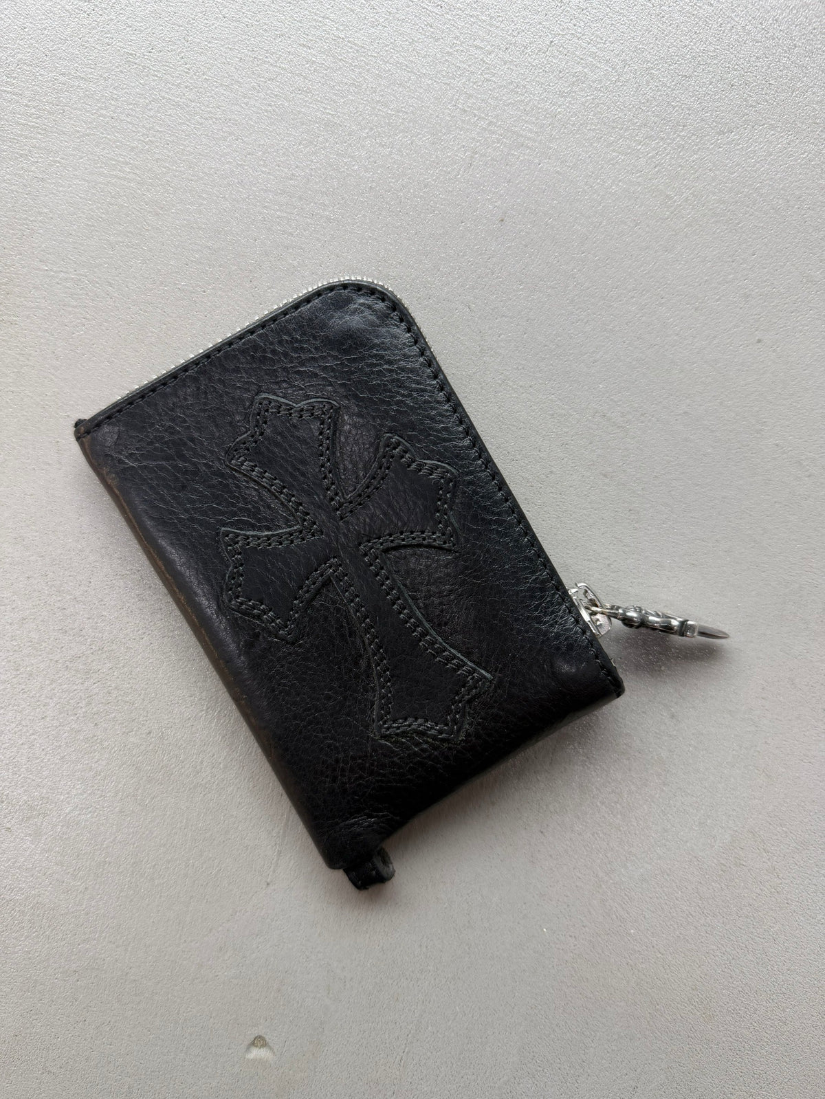 Chrome Hearts Cross Patch Zip Wallet