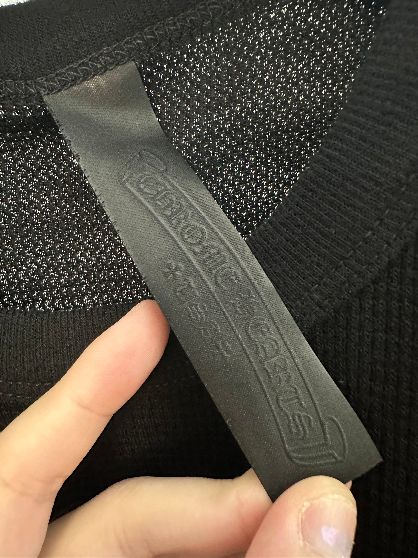 Chrome Hearts Waffle Thermal Embroidered Long Sleeve