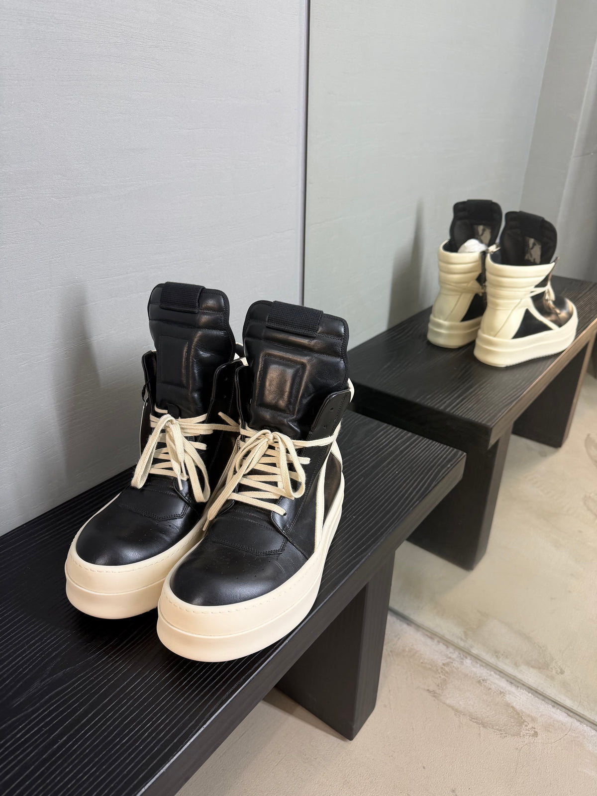 Rick Owens Mega Bumper Geobasket Sneakers
