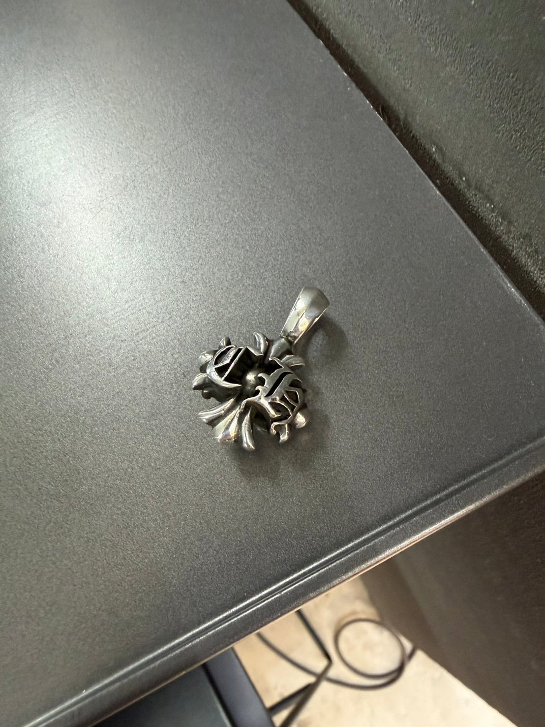 Chrome Hearts Double CH Letter Plus Pendant