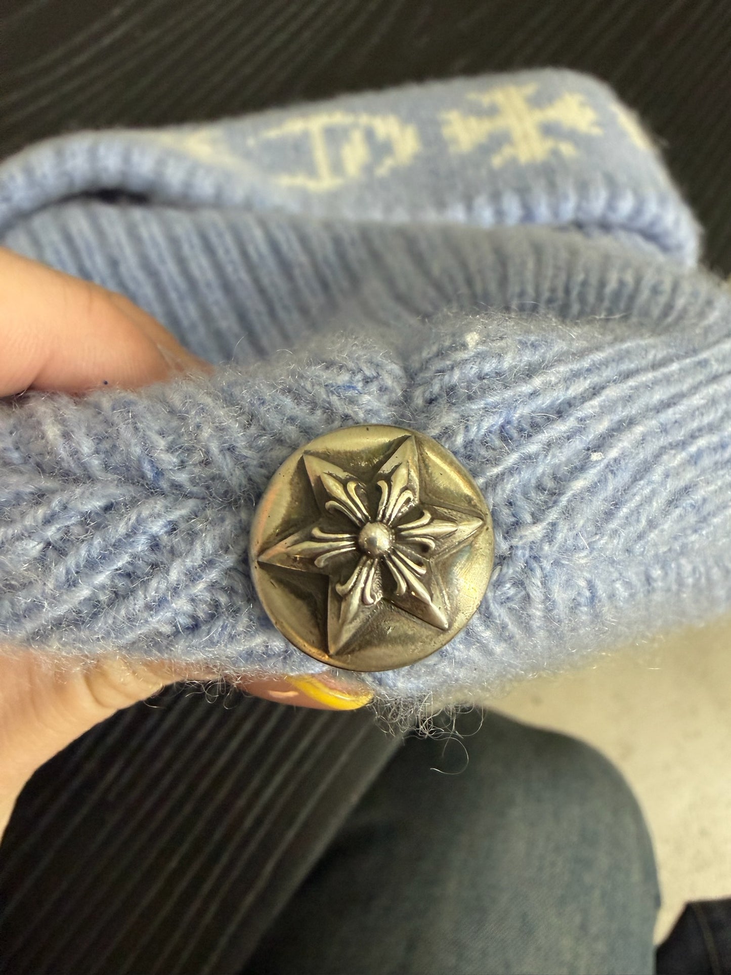 Chrome Hearts Big Daddy Aspen Cashmere Beanie
