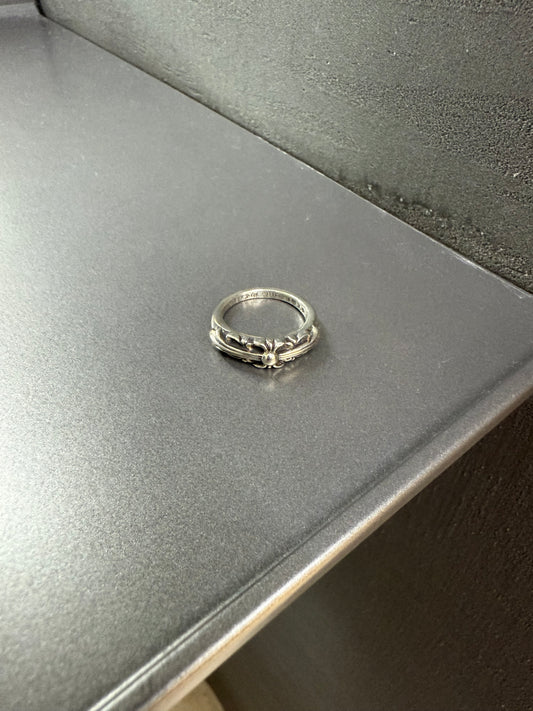 Chrome Hearts baby classic floral cross ring