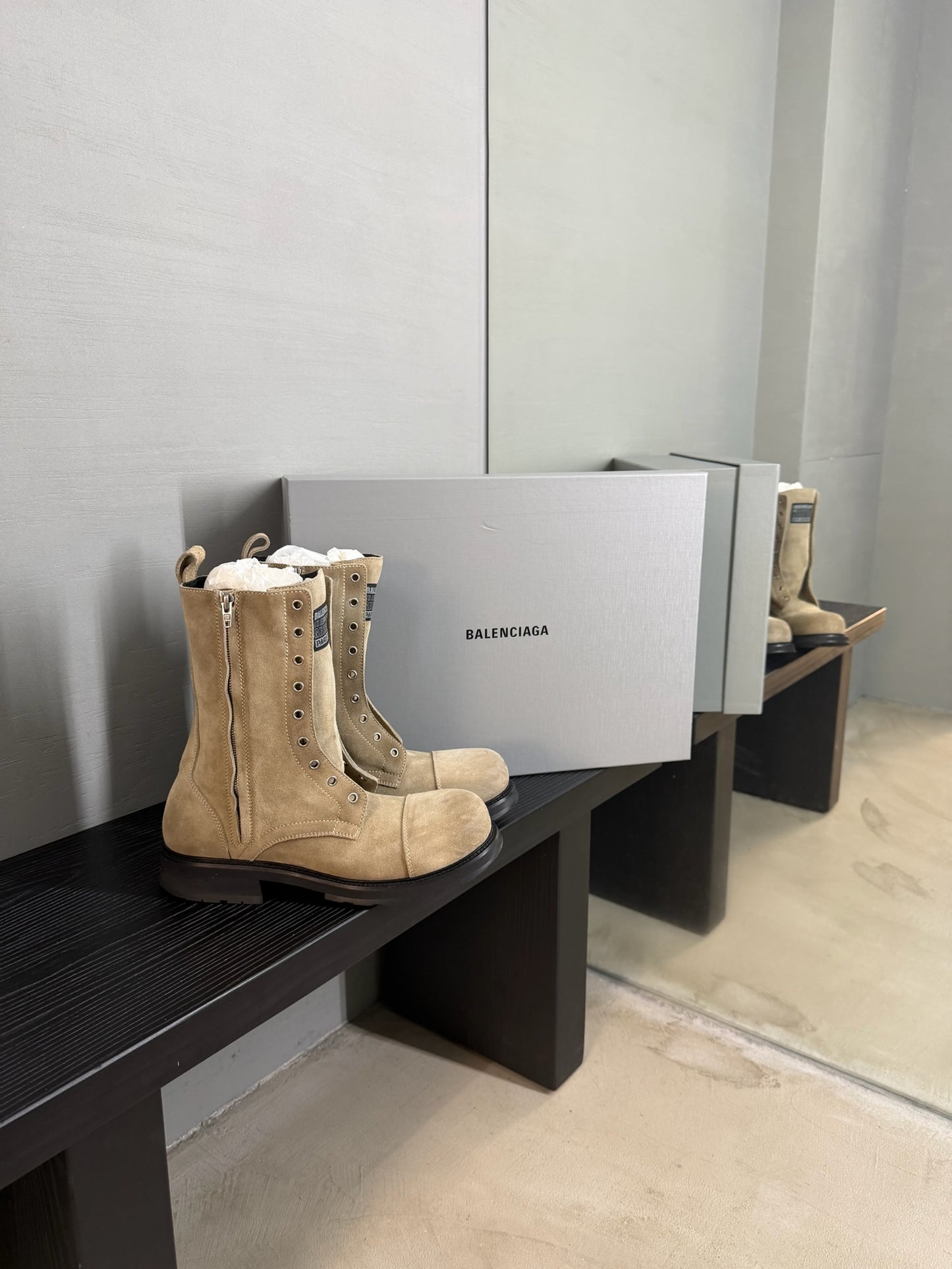 Balenciaga Truck Lace-up Boots