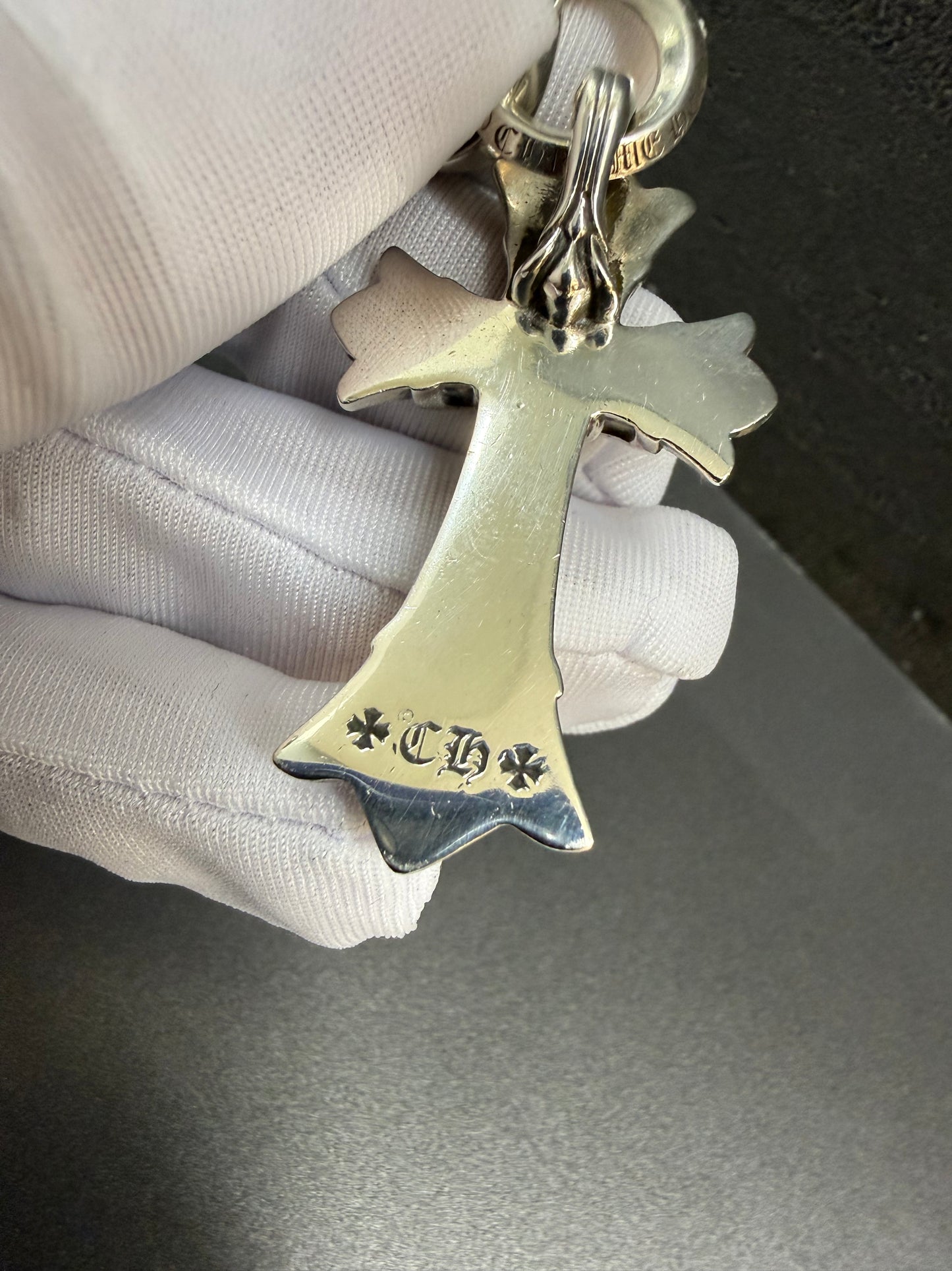 Chrome Hearts Double Cross Pendant