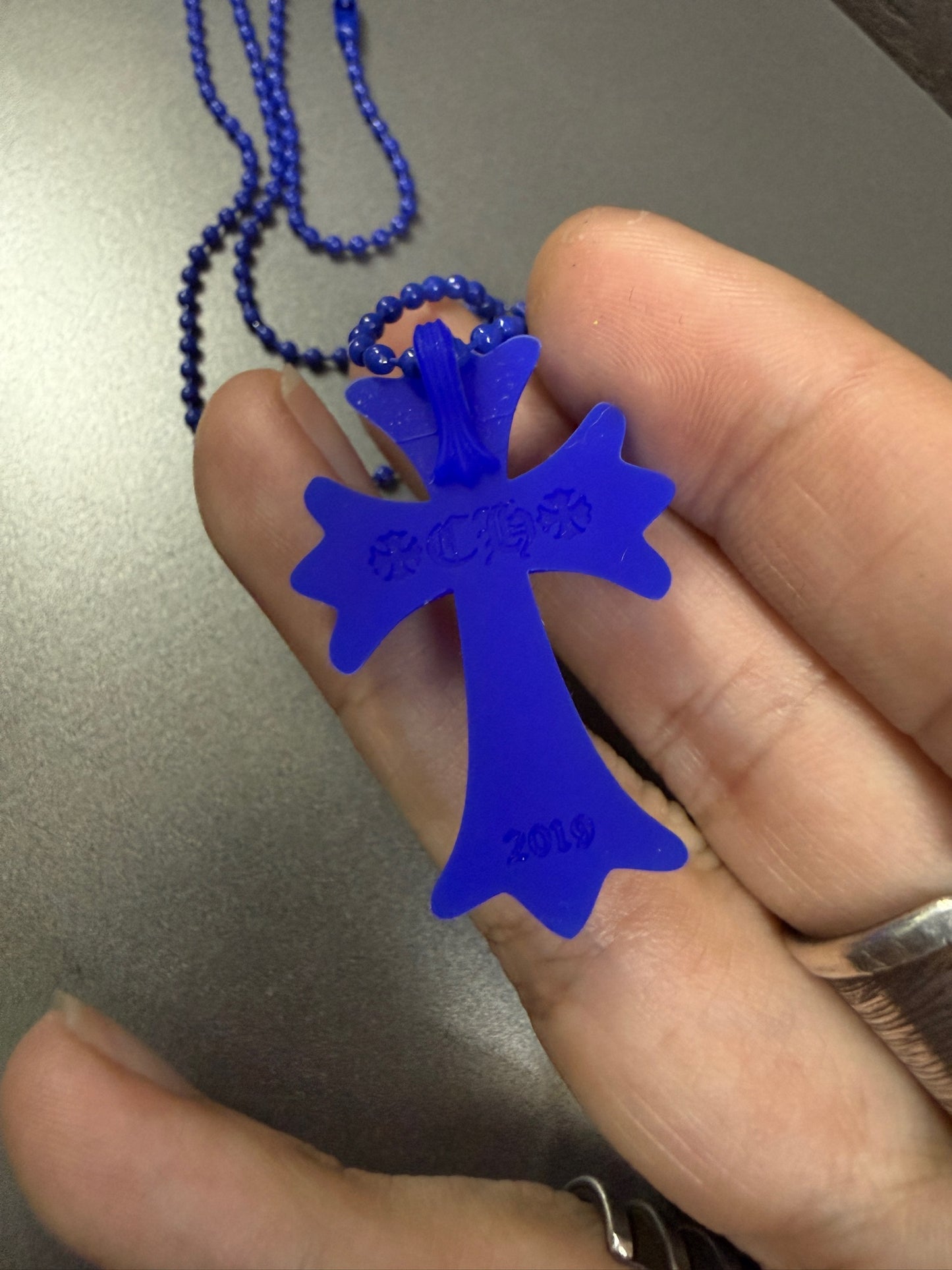 Chrome Hearts Silicon Cross Necklace