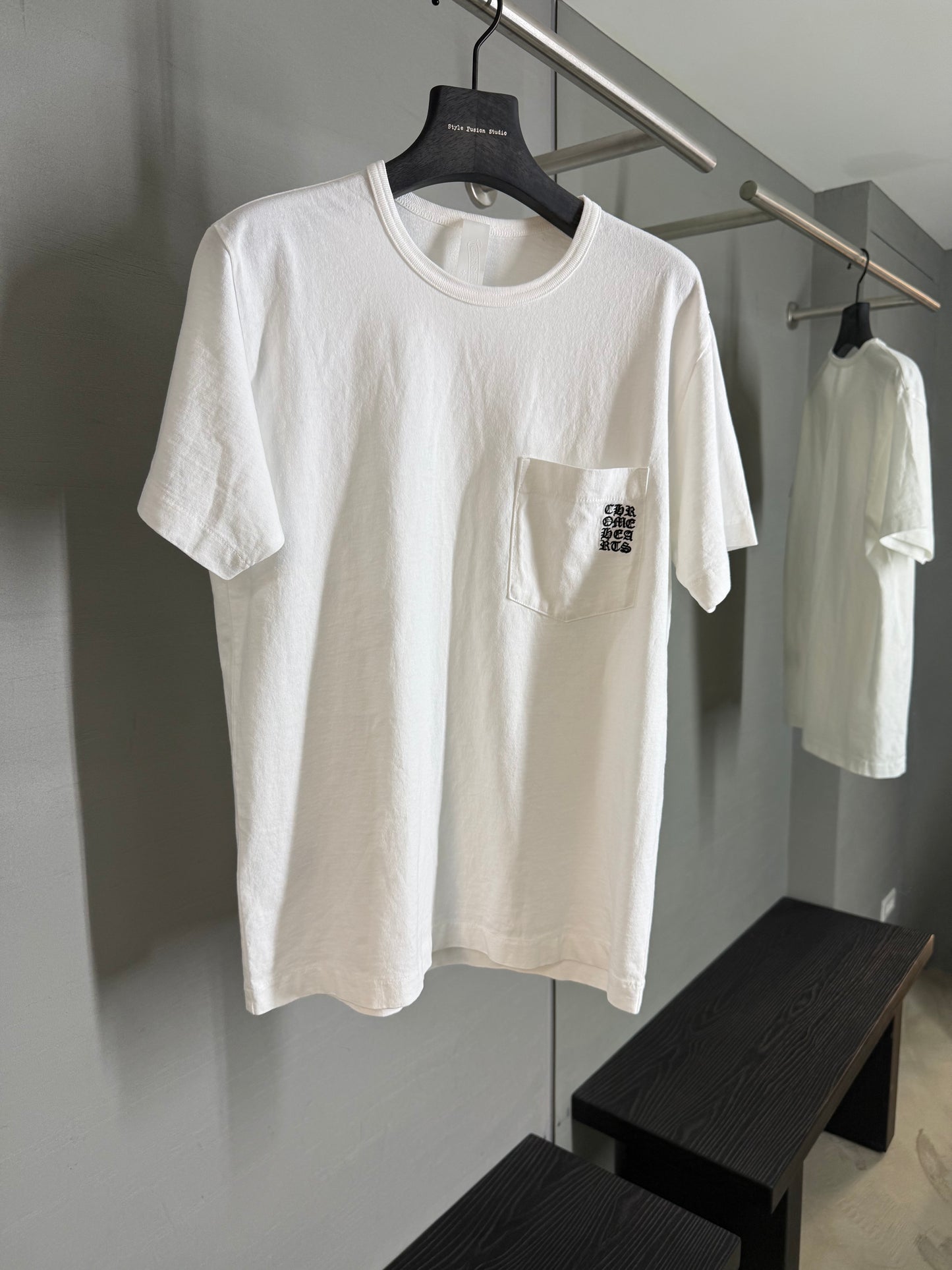 Chrome Hearts Sanskrit
Cross Embroidered T-shirt