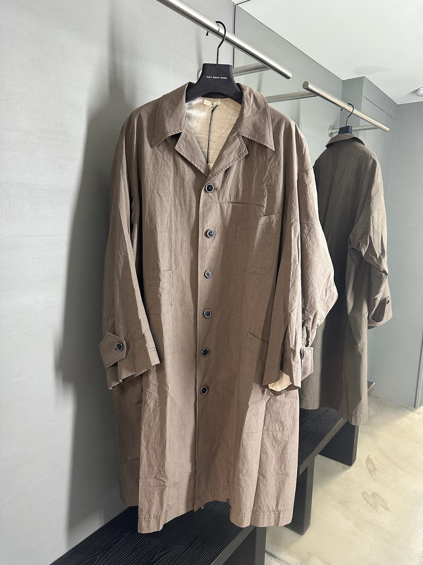 Peng Tai Khaki Long Coat