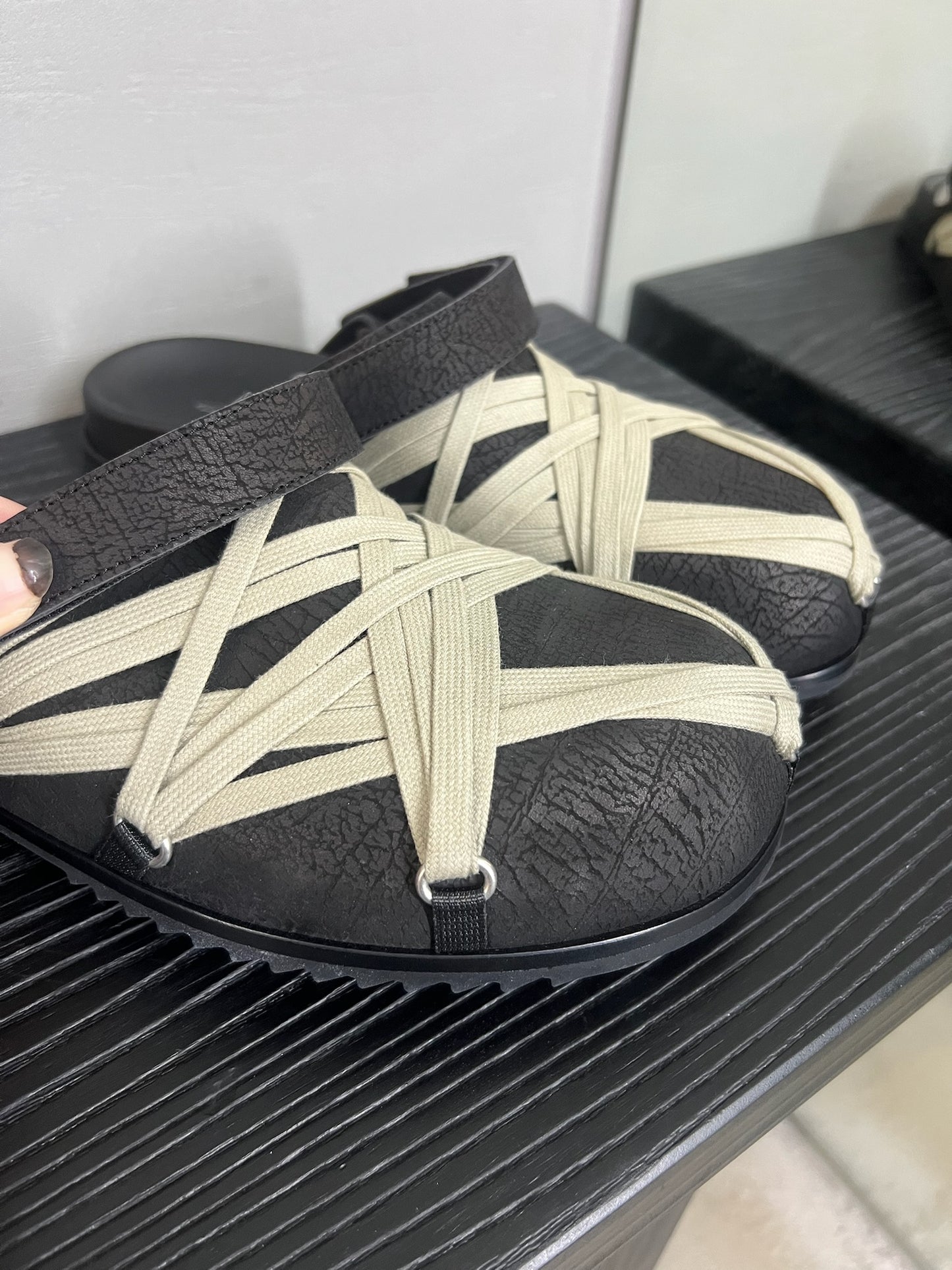 Rick Owens Megalace Sandal Mule