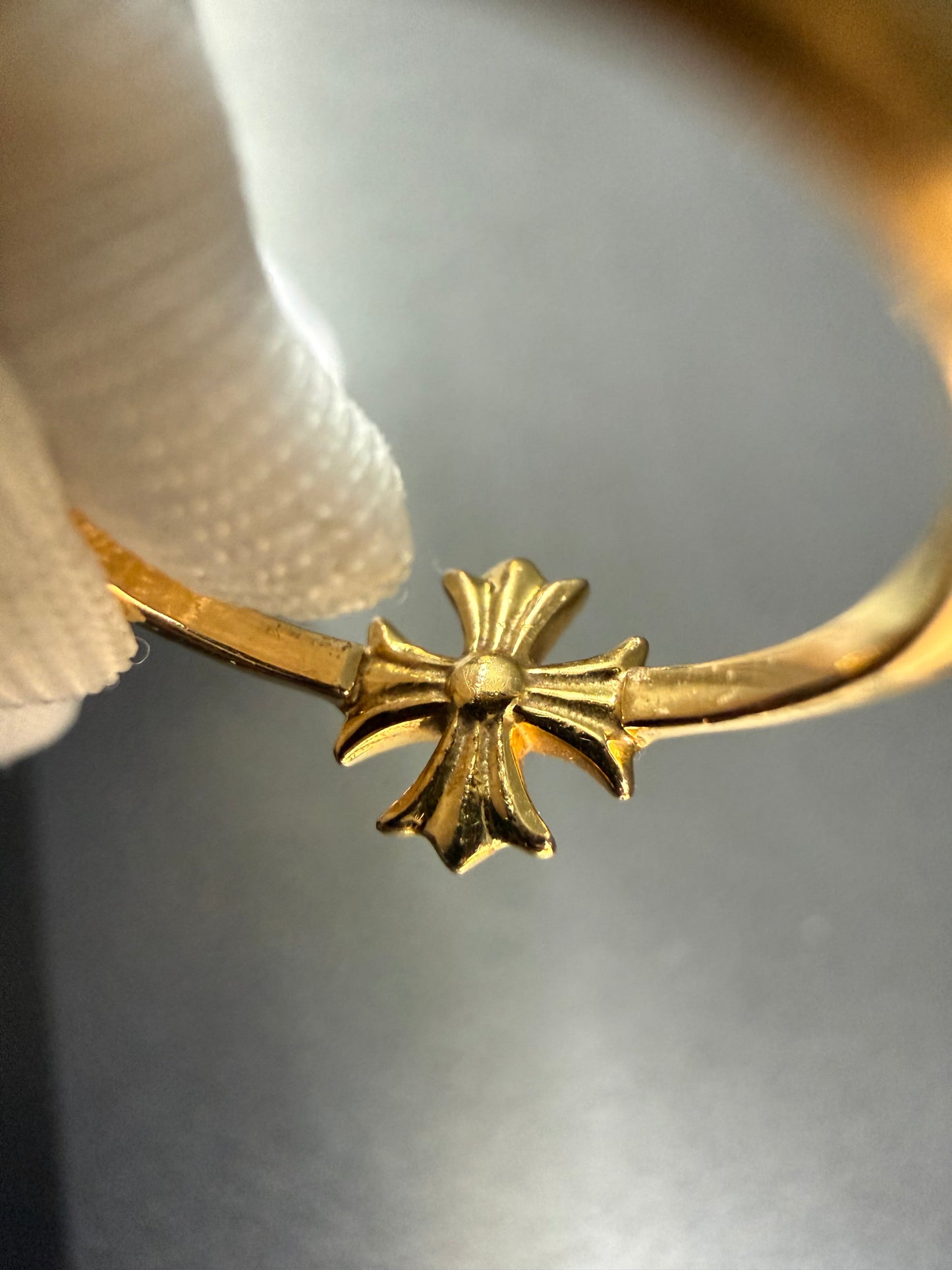 Chrome Hearts 22k Bubblegum Ring with diamond