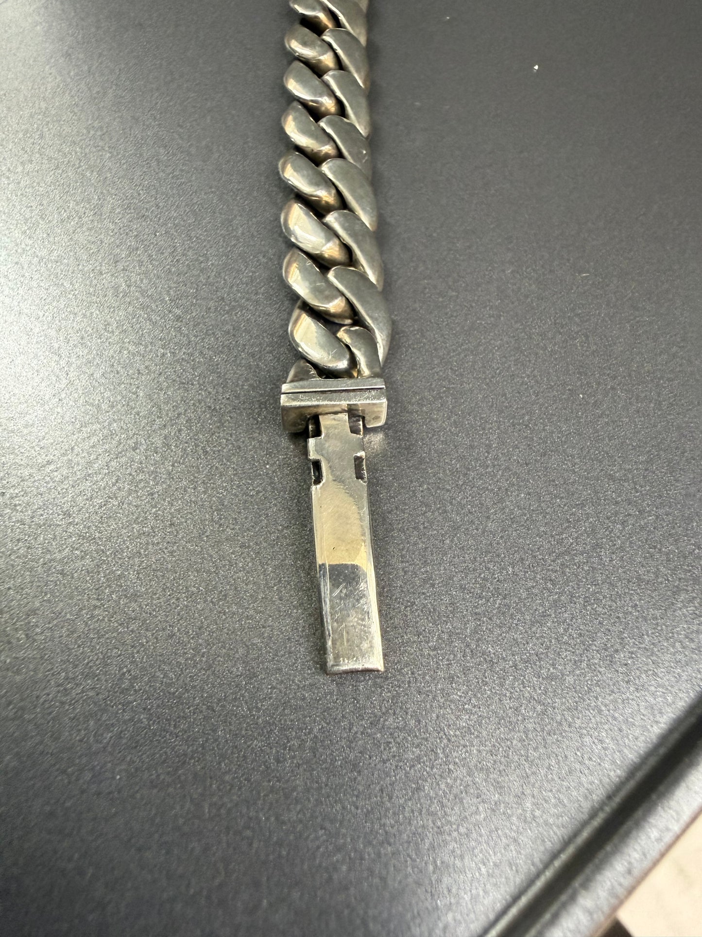 Chrome Hearts Cuban Link Dagger ID Bracelet