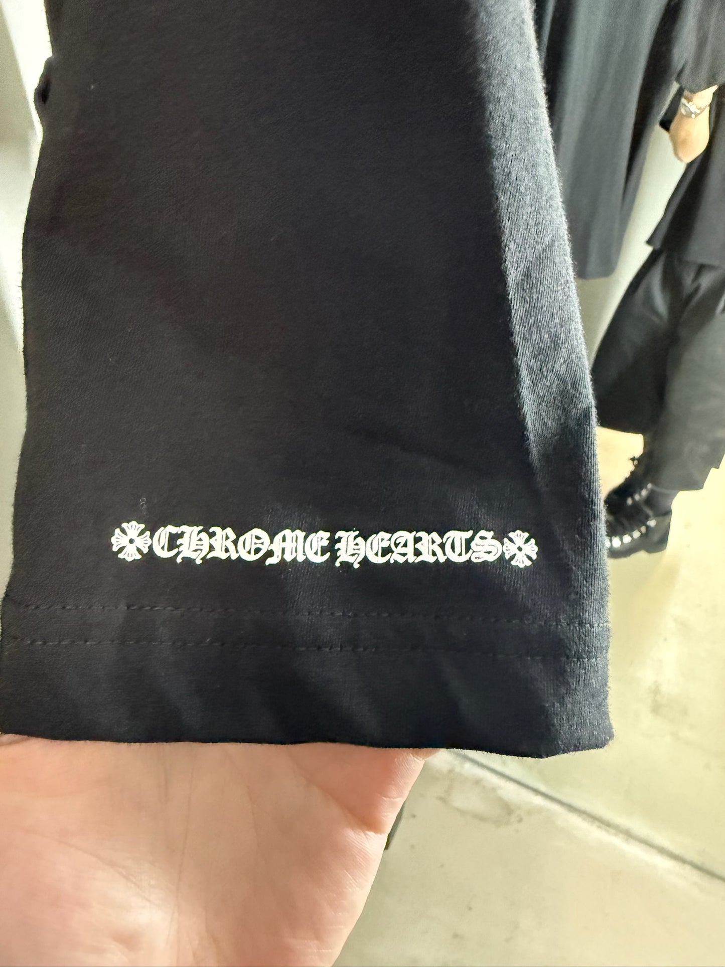 Chrome Hearts Scroll Logo Pocket T-shirt