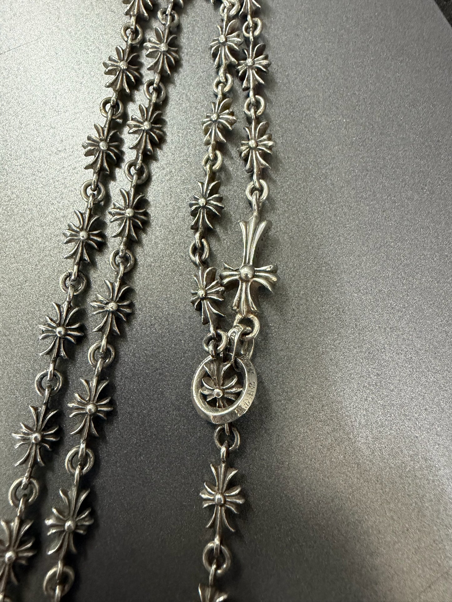 Chrome Hearts Tiny E Choke Chain Necklace