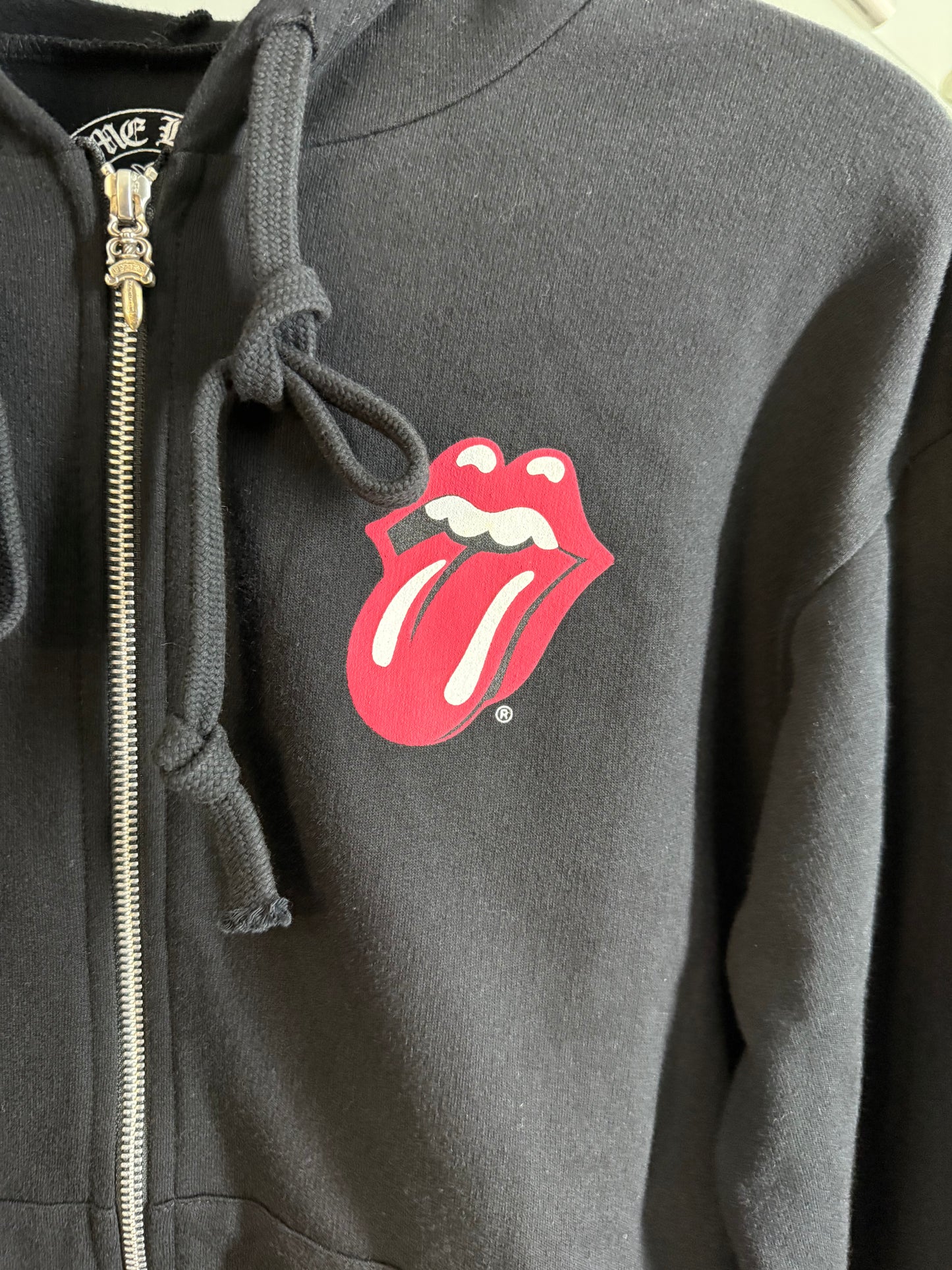 Chrome Hearts Rolling Stone Floral Zip-up