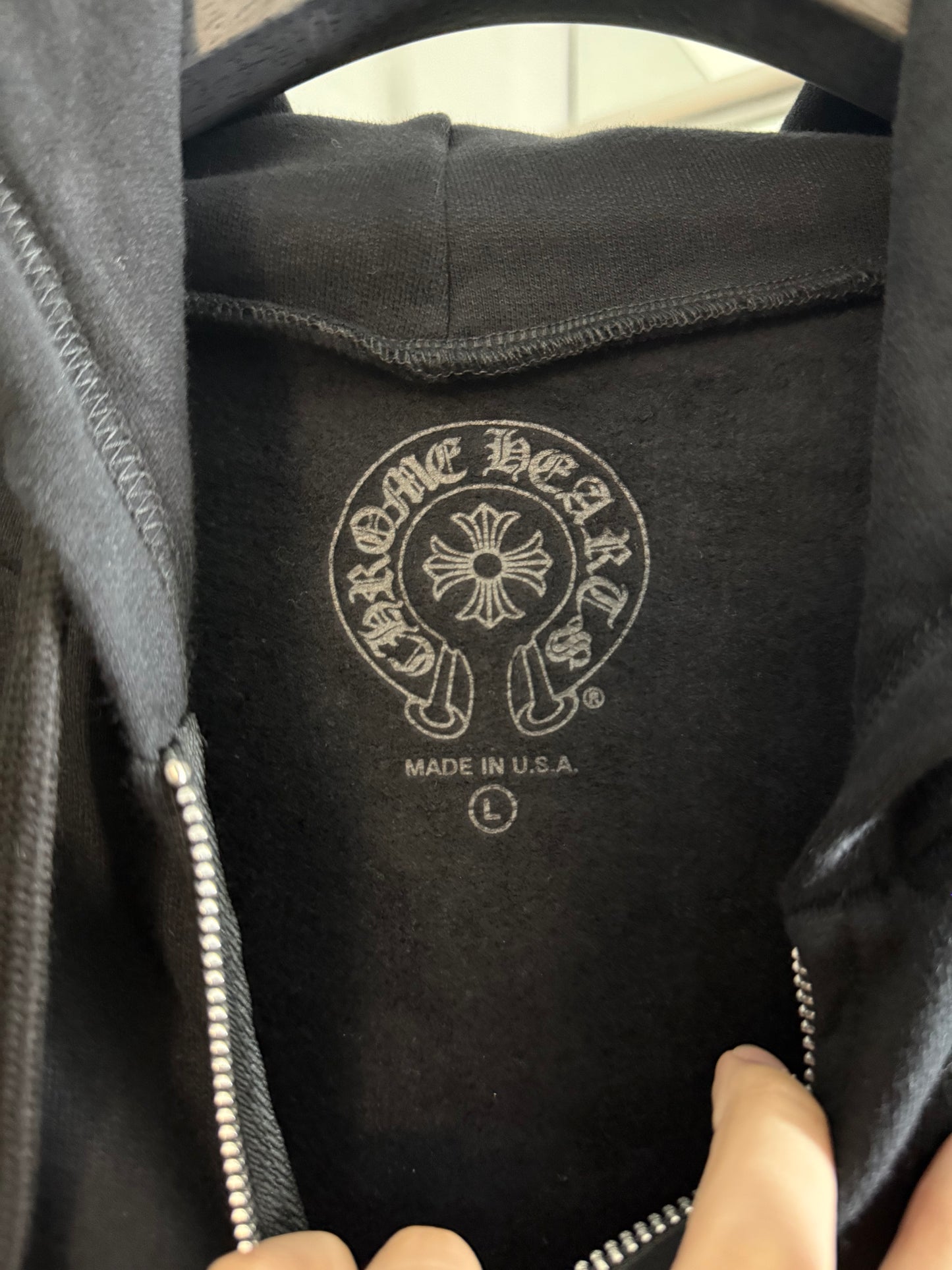 Chrome Hearts Multicolor Cemetery Cross Zip Up Hoodie