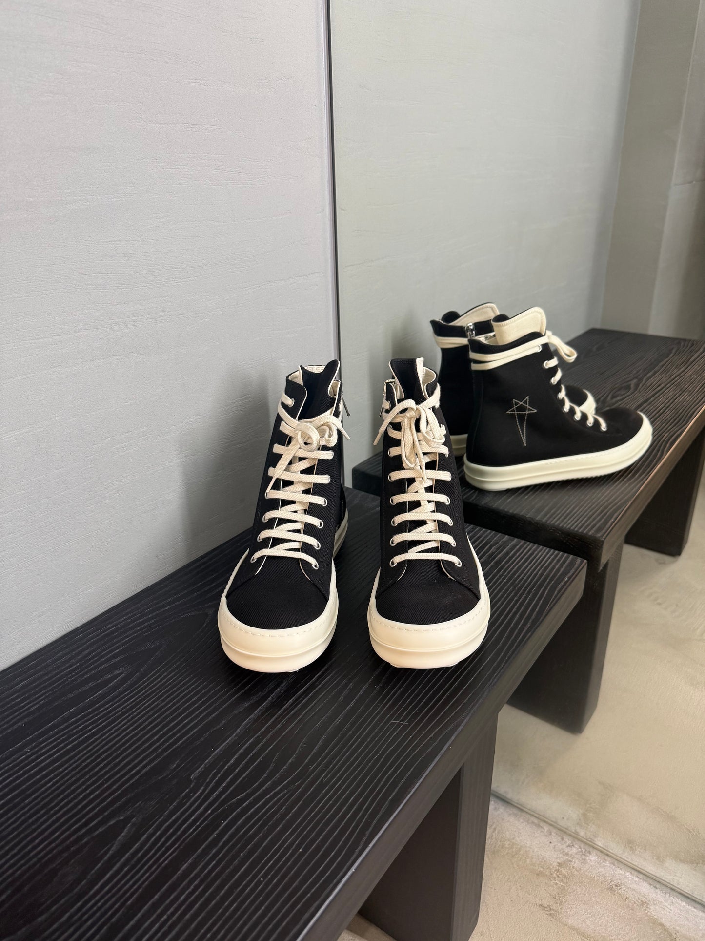 Rick Owens Drkshdw Ramones High-top Sneakers