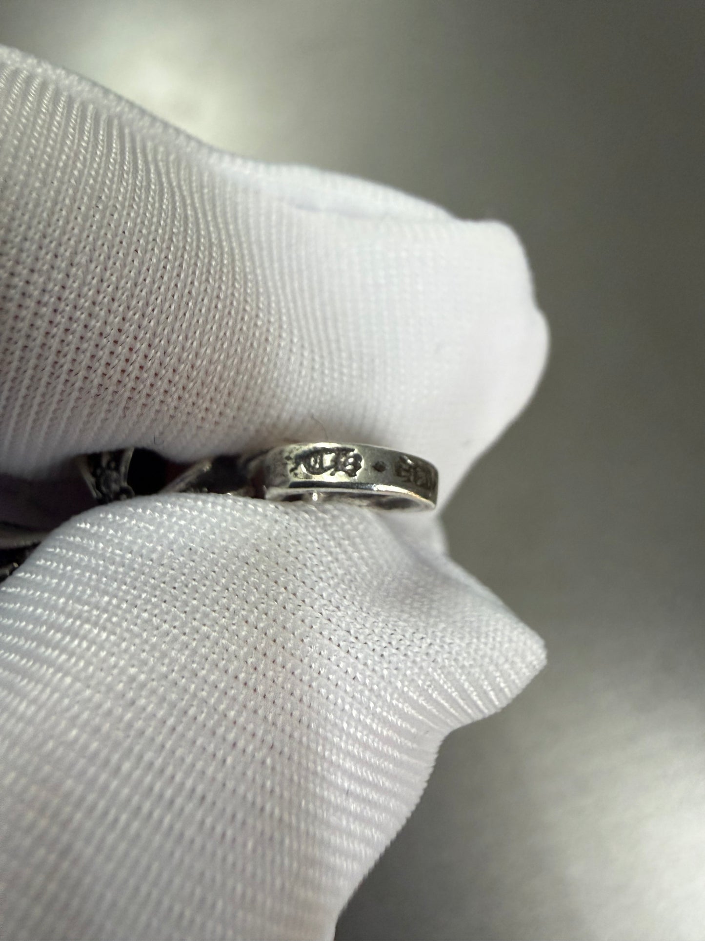 Chrome Hearts BBF babyfat pendant with diamonds