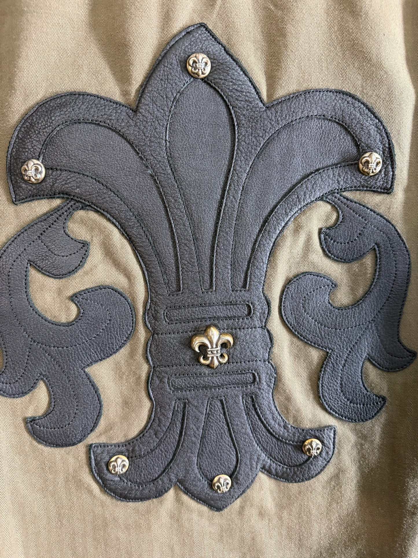 Chrome Hearts BS Fleur Patch Military Shirt
