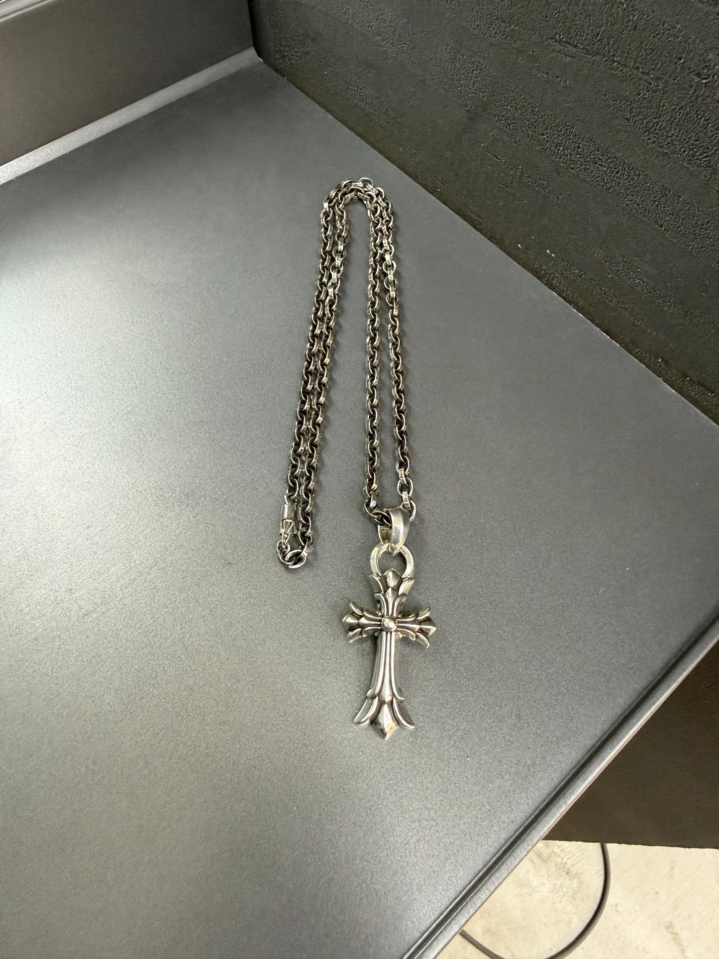 Chrome Hearts Double Cross Pendant