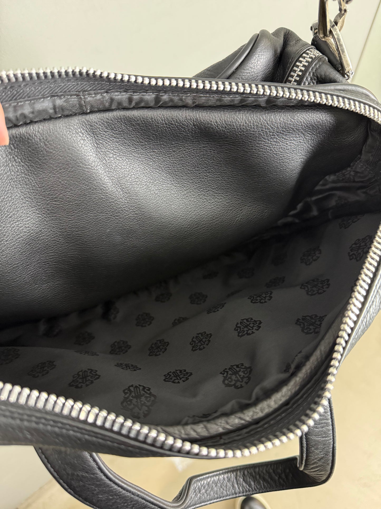 CHROME HEARTS Plain Mother's Bag Pouch Shoulder Boston