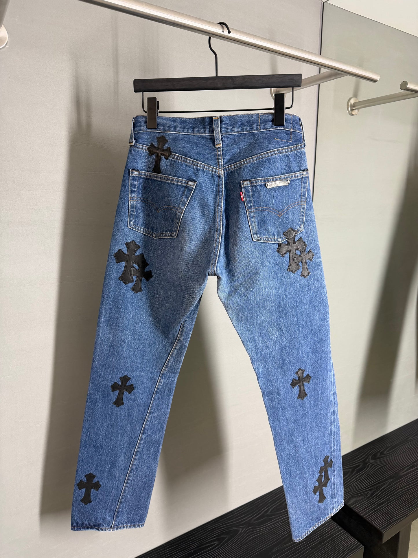 Chrome Hearts Levi’s Leather Patch 501 Jeans