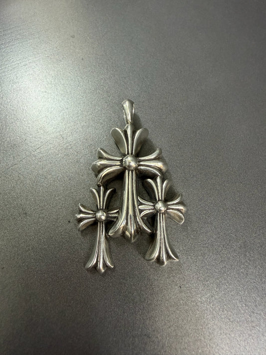 Chrome Hearts Triple Cross Pendant