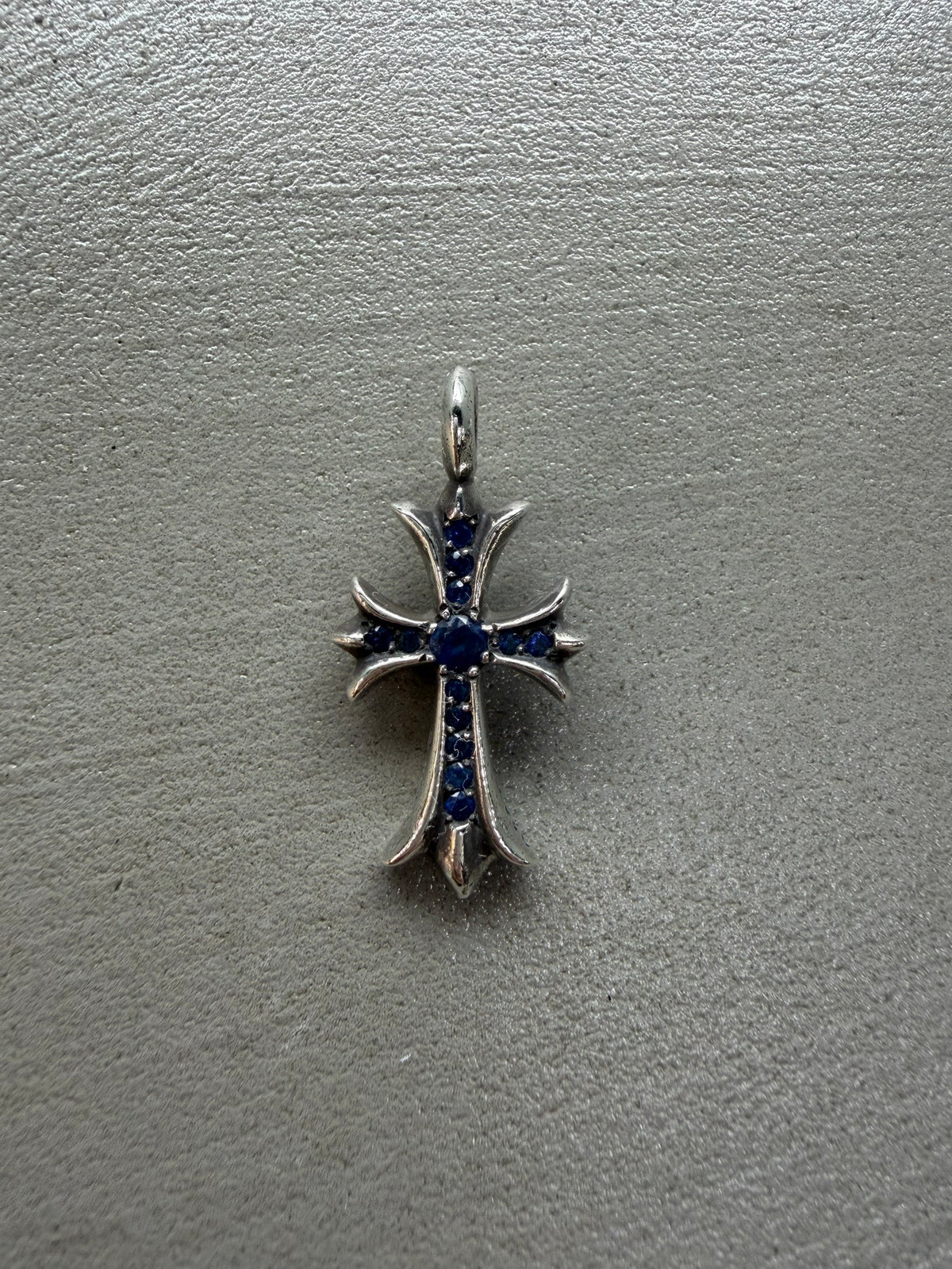Chrome Hearts Blue Sapphire Tiny Pendant
