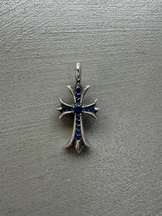 Chrome Hearts Blue Sapphire Tiny Pendant