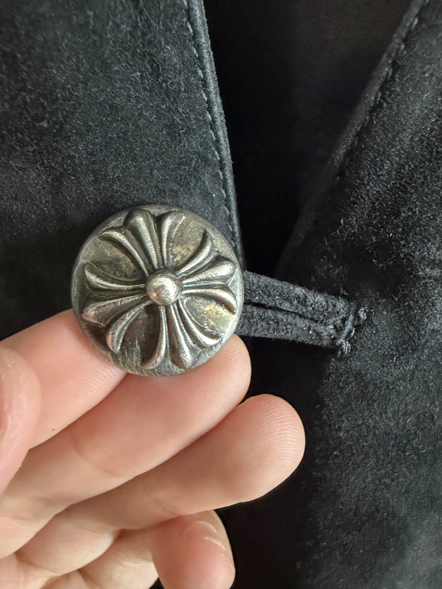 Chrome Hearts Suede Leather Vest