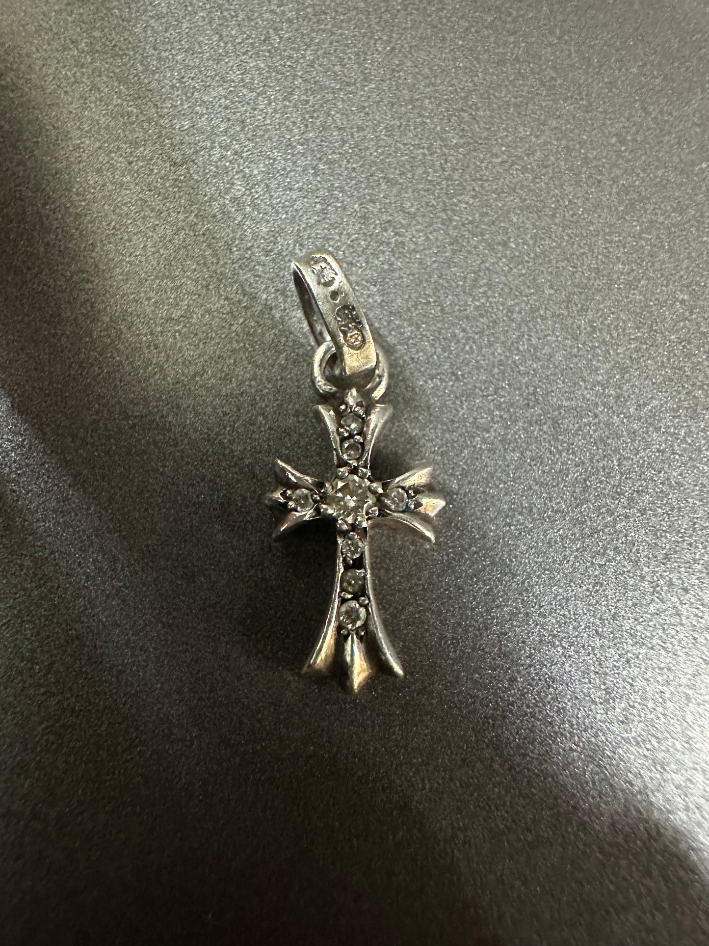Chrome Hearts Double Side Baby Fat Diamonds Pendant