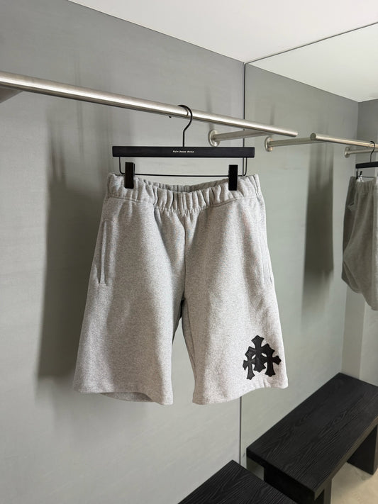 Chrome Hearts Triple Cross Patch Sweat Shorts