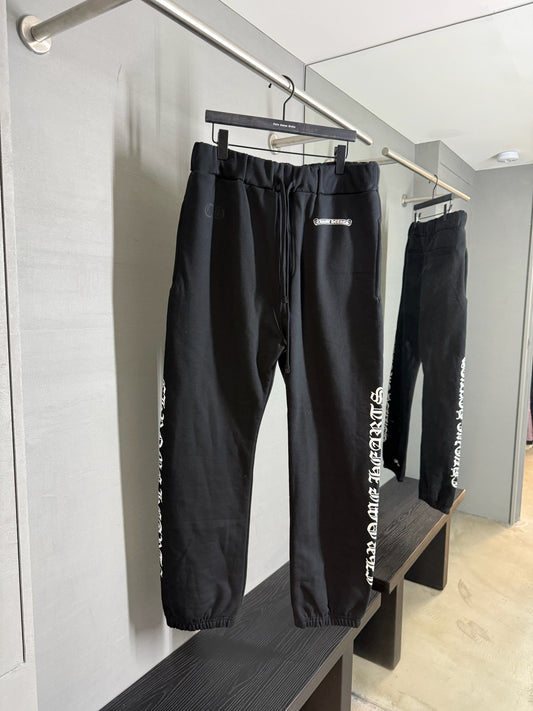 Chrome Hearts Scroll Logo Split Pocket Sweatpants