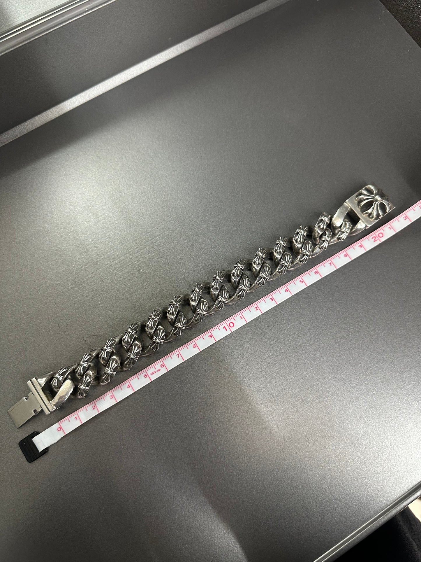 Chrome Hearts Large Box Fancy Link Bracelet