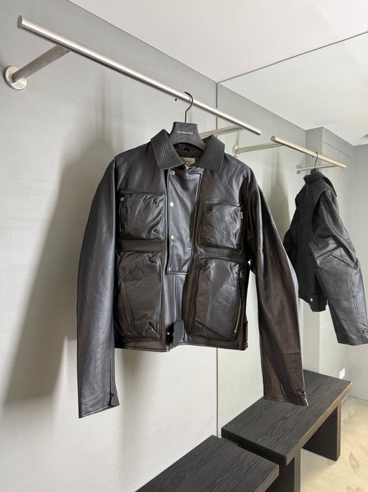 TONDOLO OTIDEA WORK LEATHER JACKET