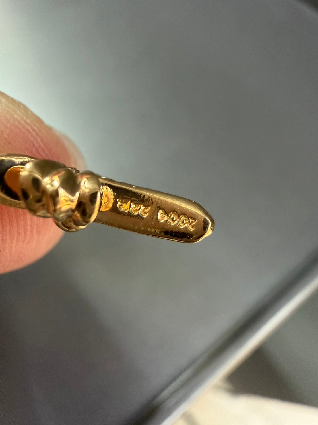Chrome Hearts 22K Ruby Babyfat Pendant
