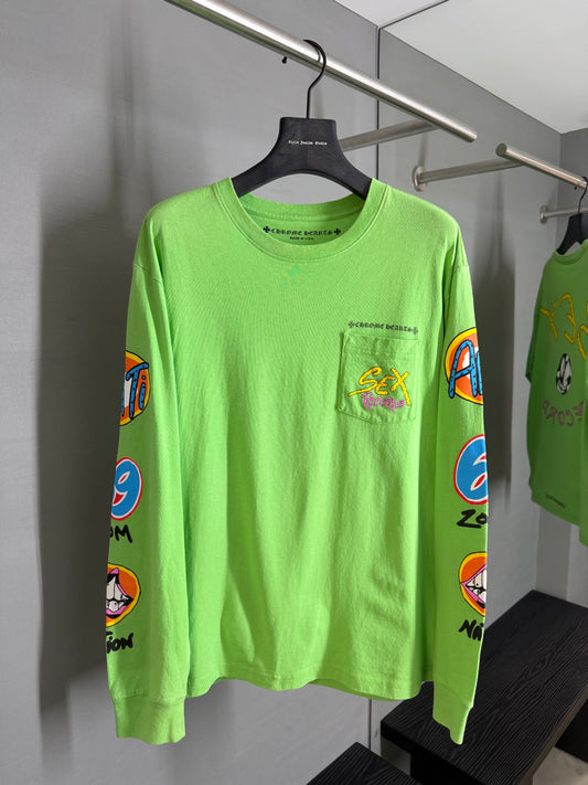 Chrome Hearts Matty Boy ‘Sex Records Citrus’ Long Sleeve