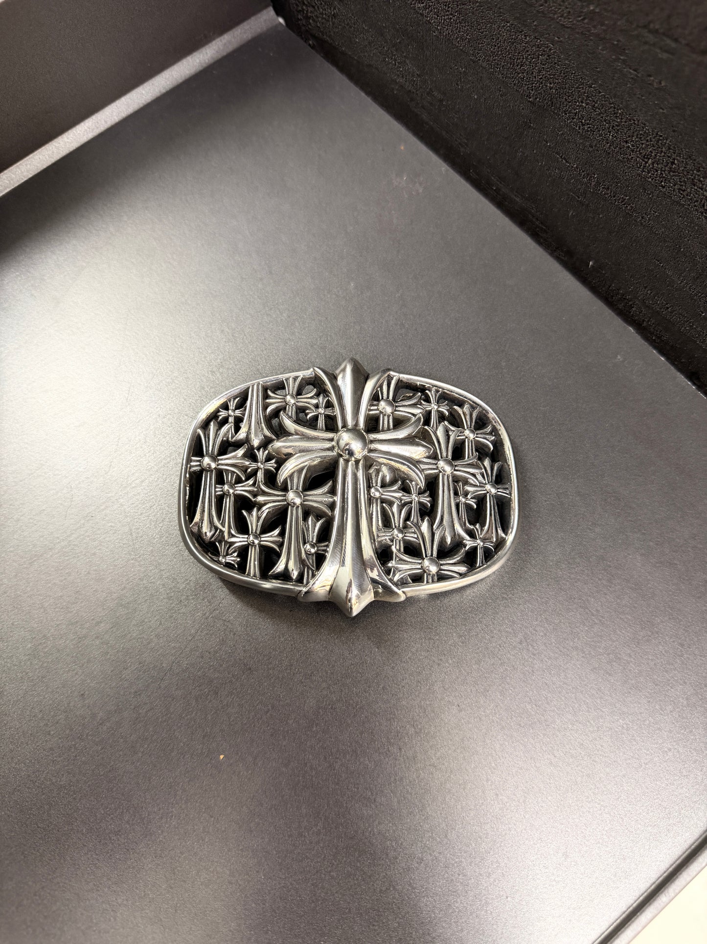 Chrome Hearts Cemetery Cross Belt Buckle