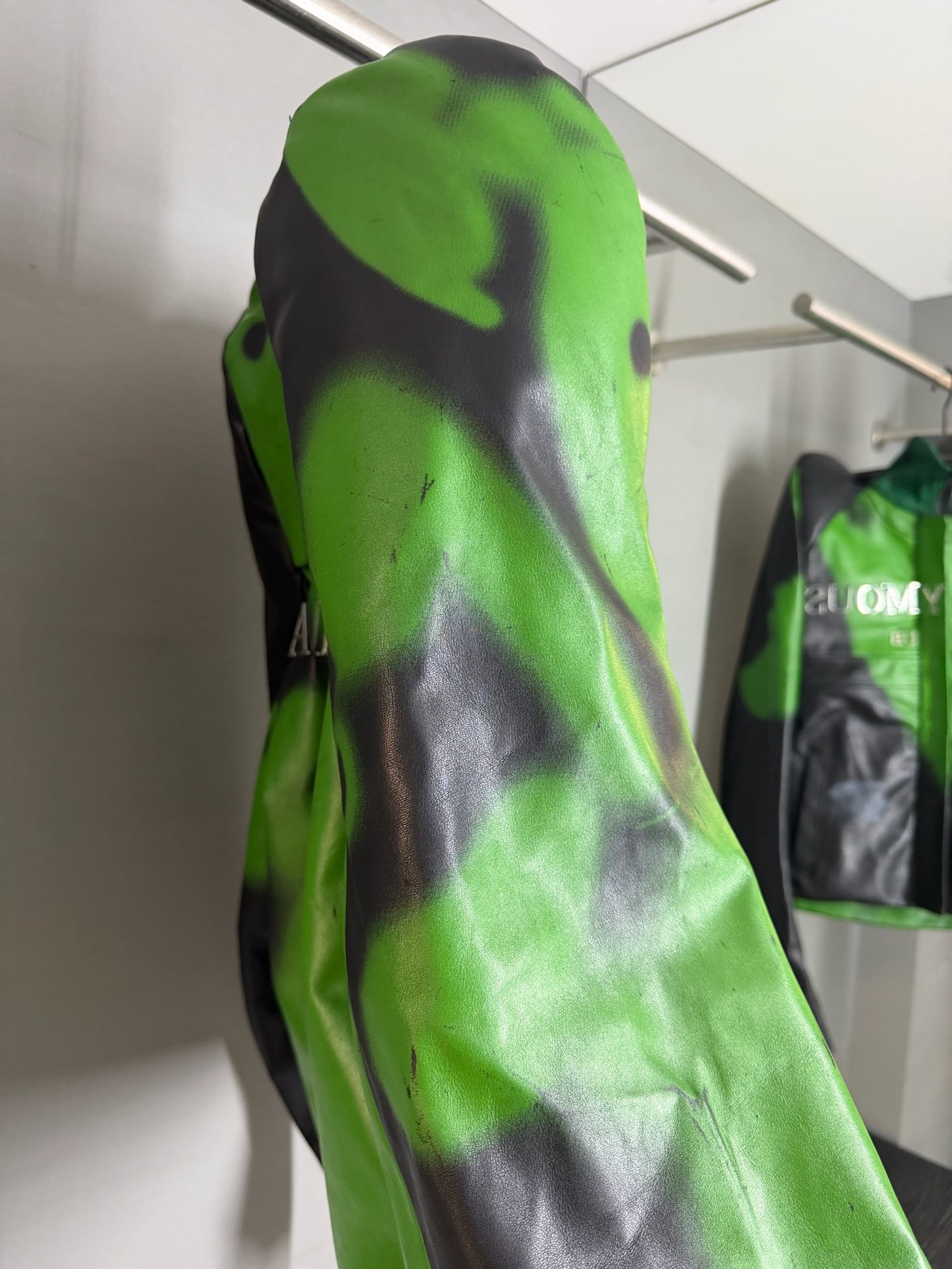 Anonymous Club Chihuahua Leather Track Jacket