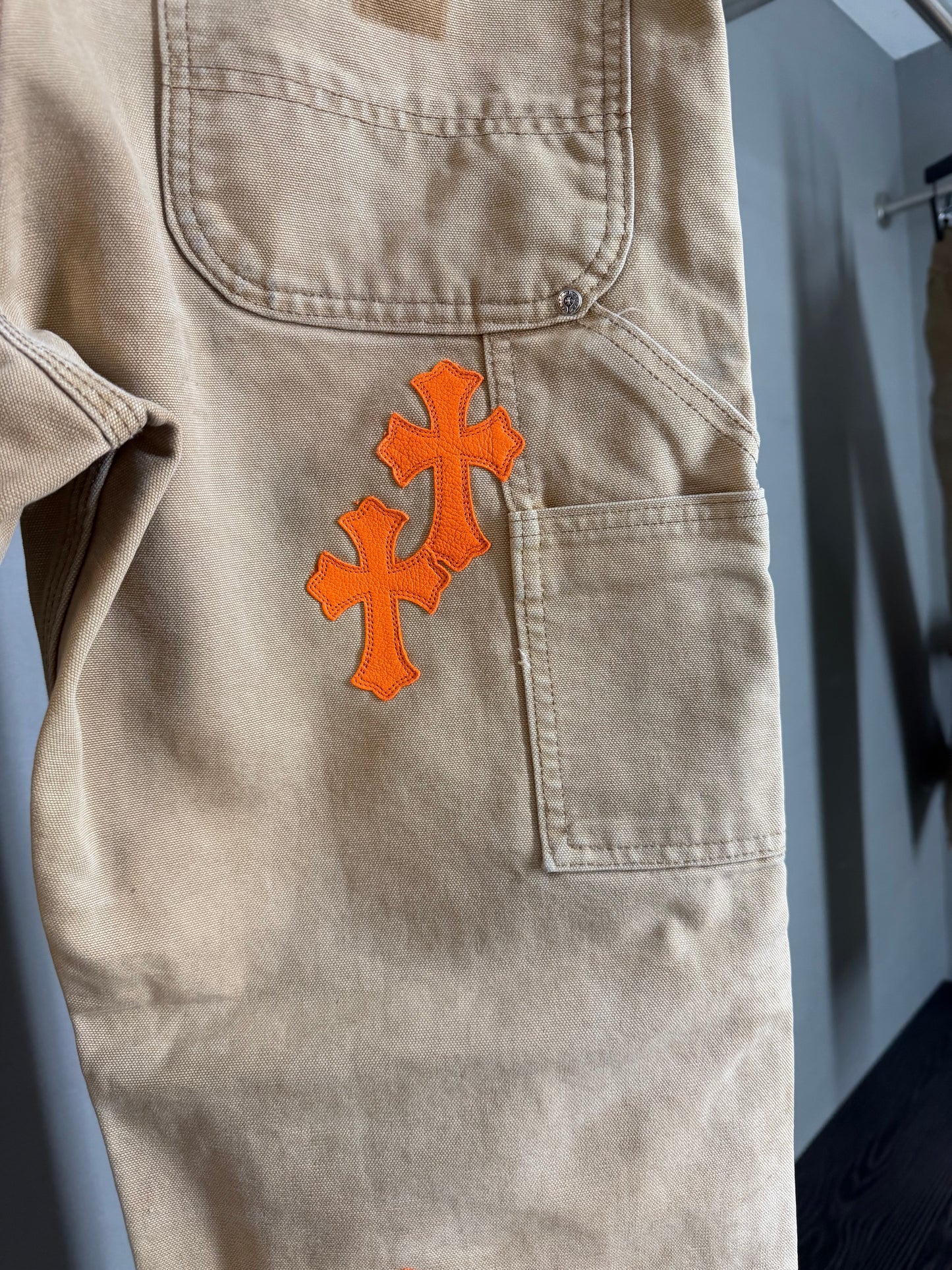 Chrome Hearts Exclusive Carhartt Double Knee Carpenter Pants