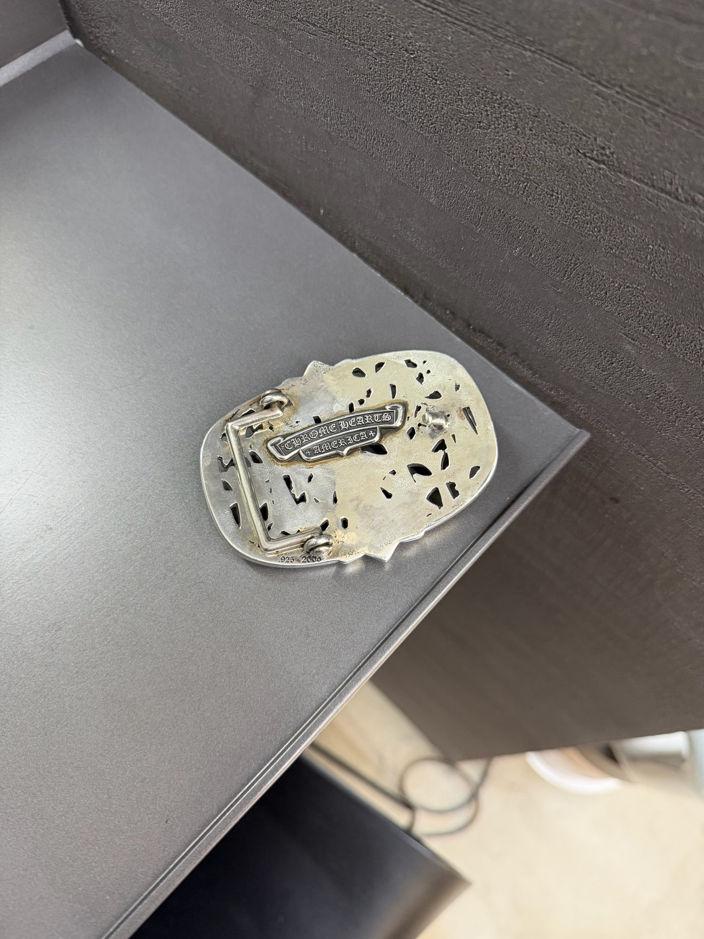 Chrome Hearts Cemetery Cross Belt Buckle