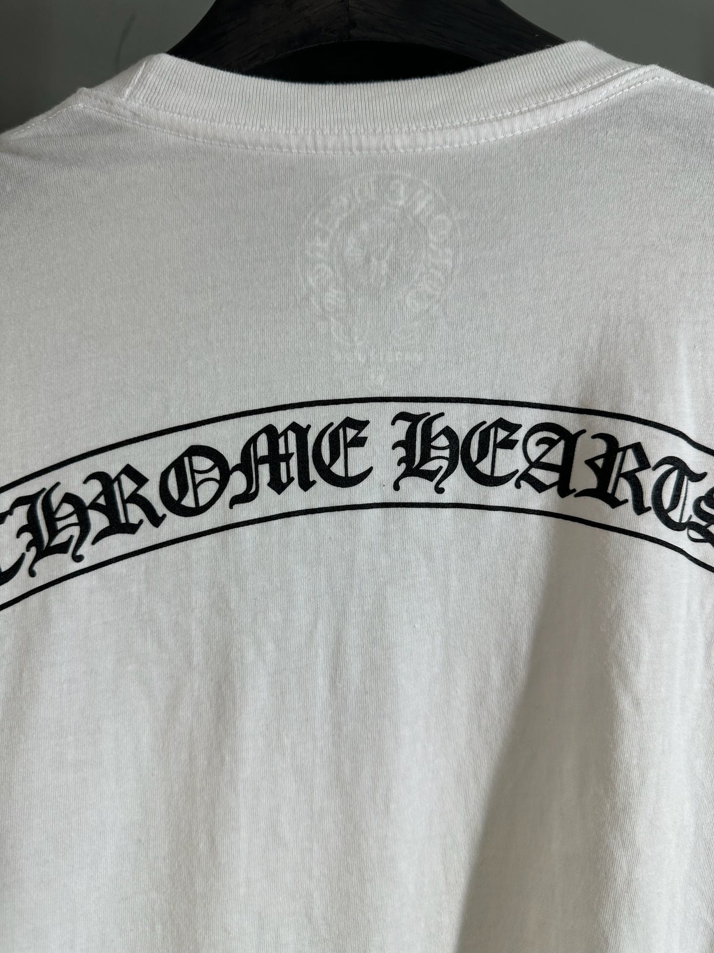 Chrome Hearts Scroll Logo Pocket T-Shirt