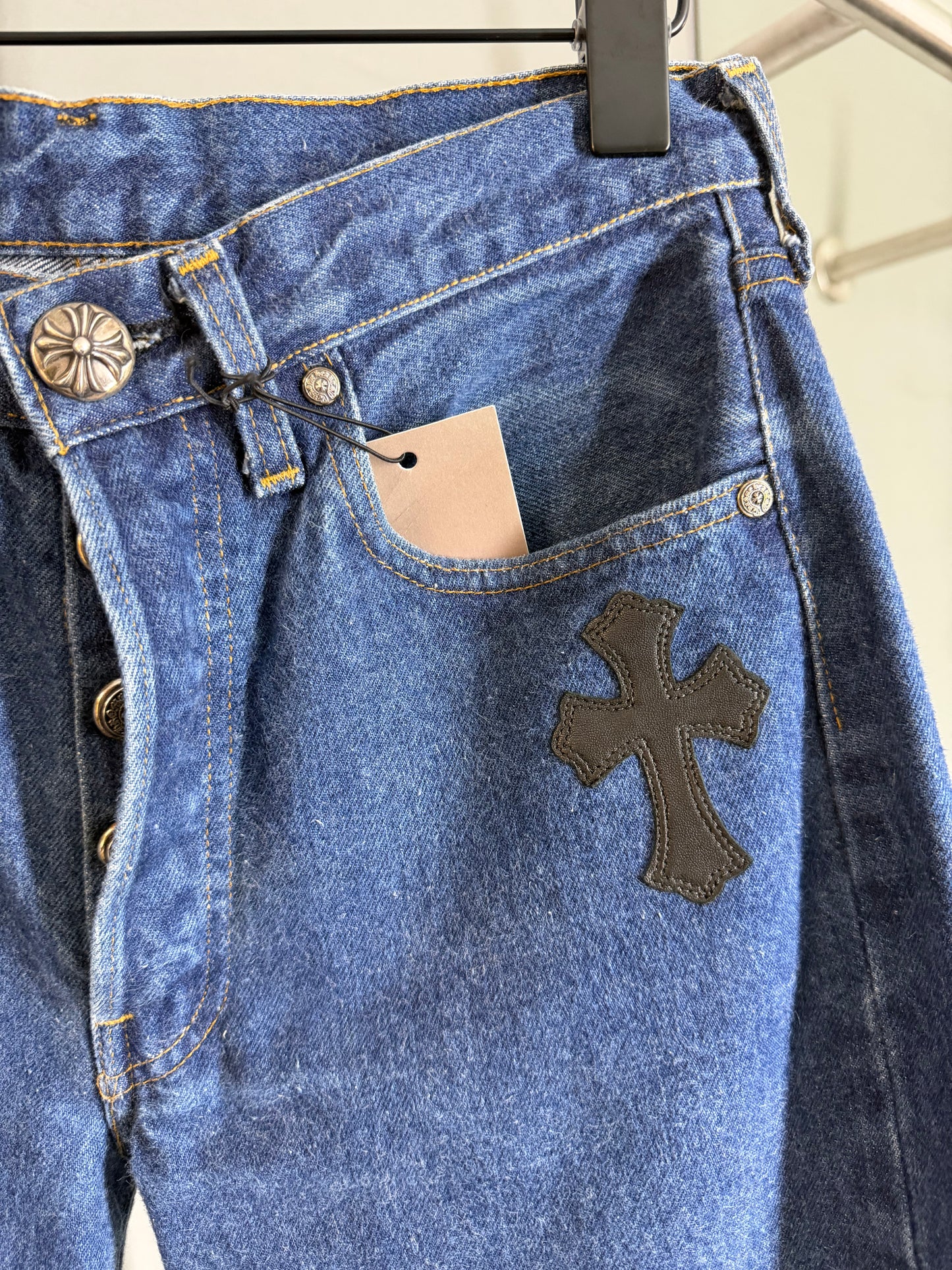 Chrome Hearts Levi’s Leather Patch 501 Jeans