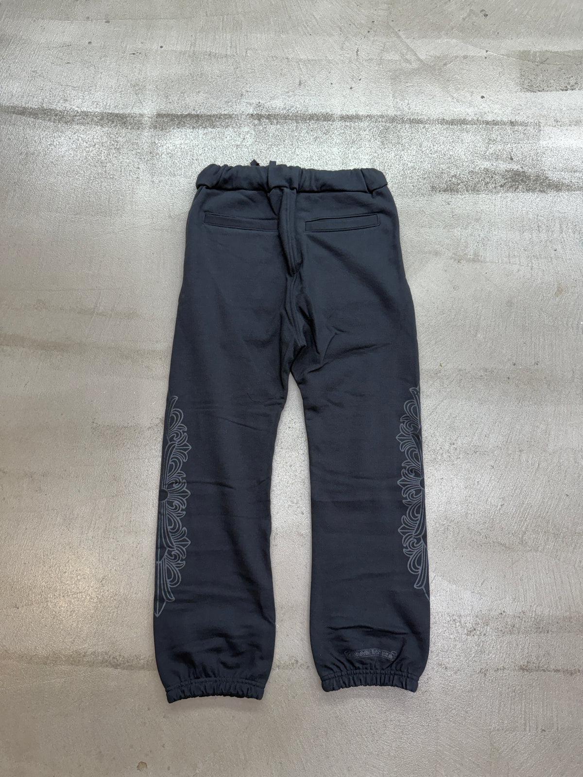 Chrome Hearts Black Floral Sweatpants