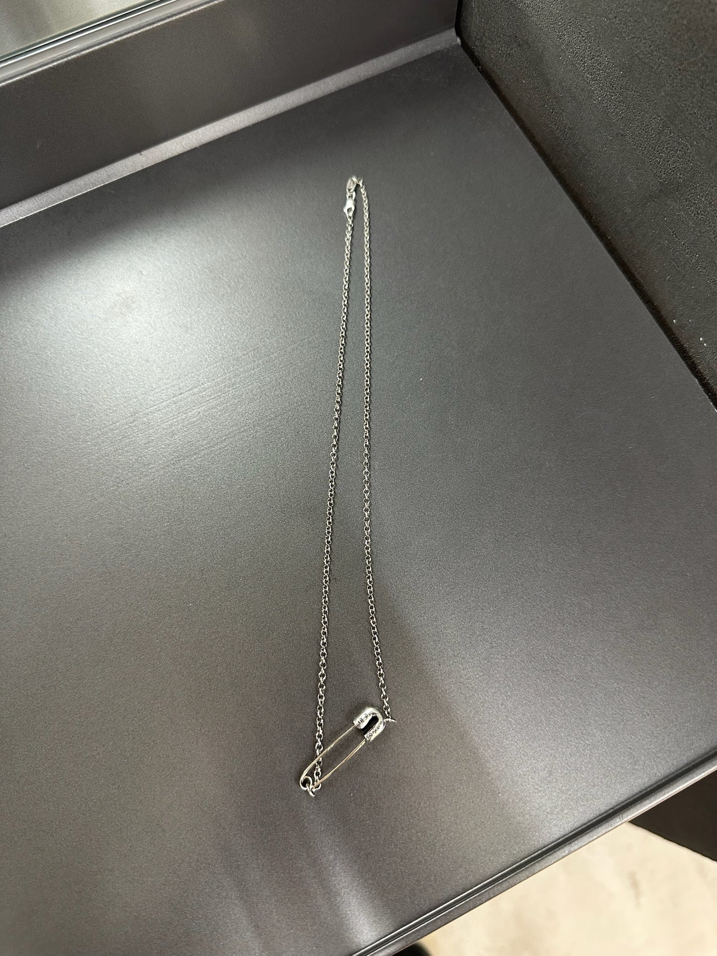 Chrome Hearts Safety Pin Necklace 45cm