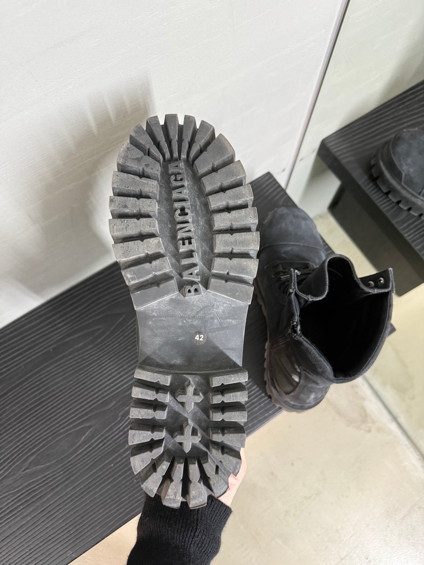 Balenciaga Combat Strike boot