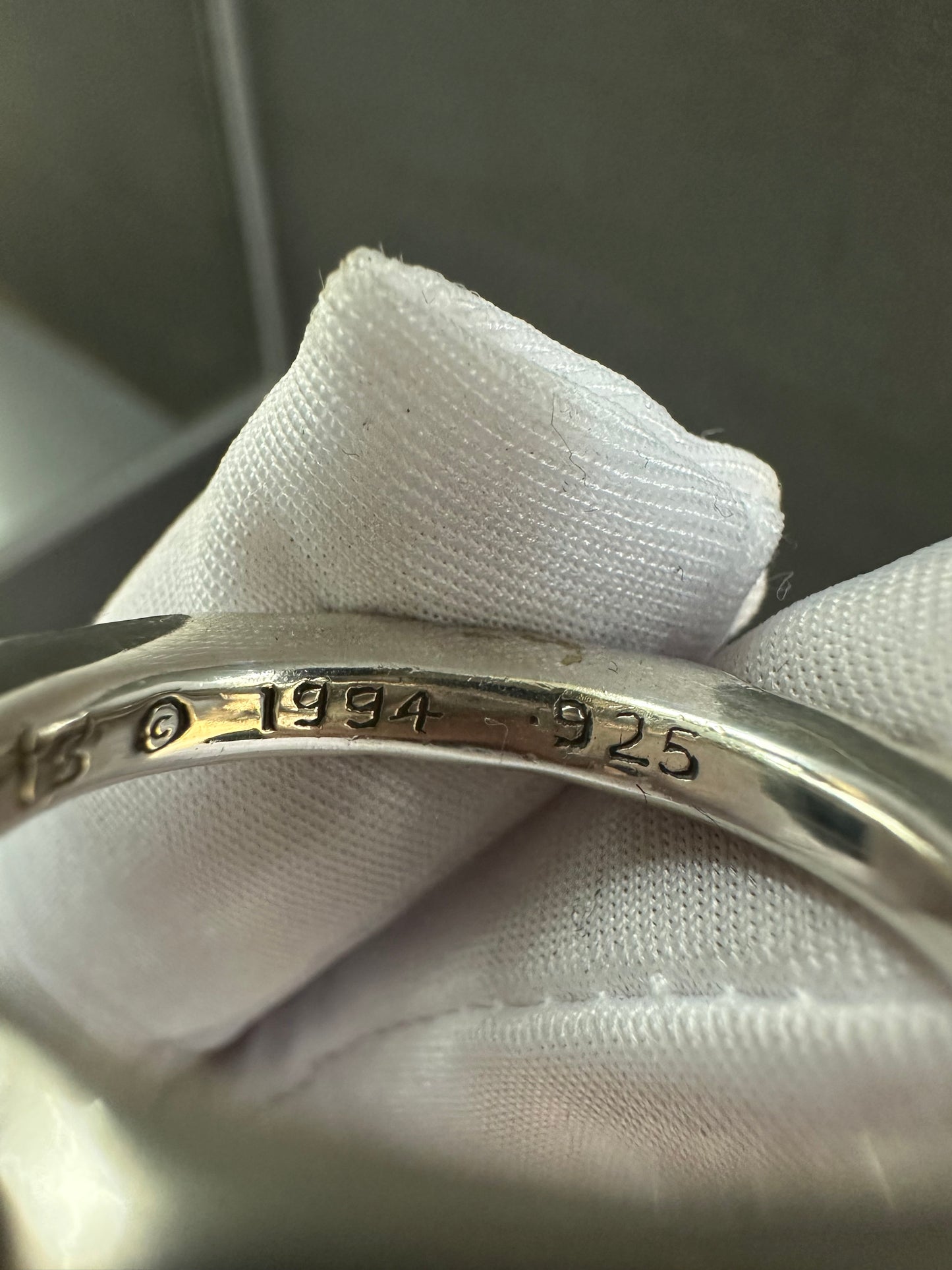 Chrome Hearts SCRL Scroll Band Ring