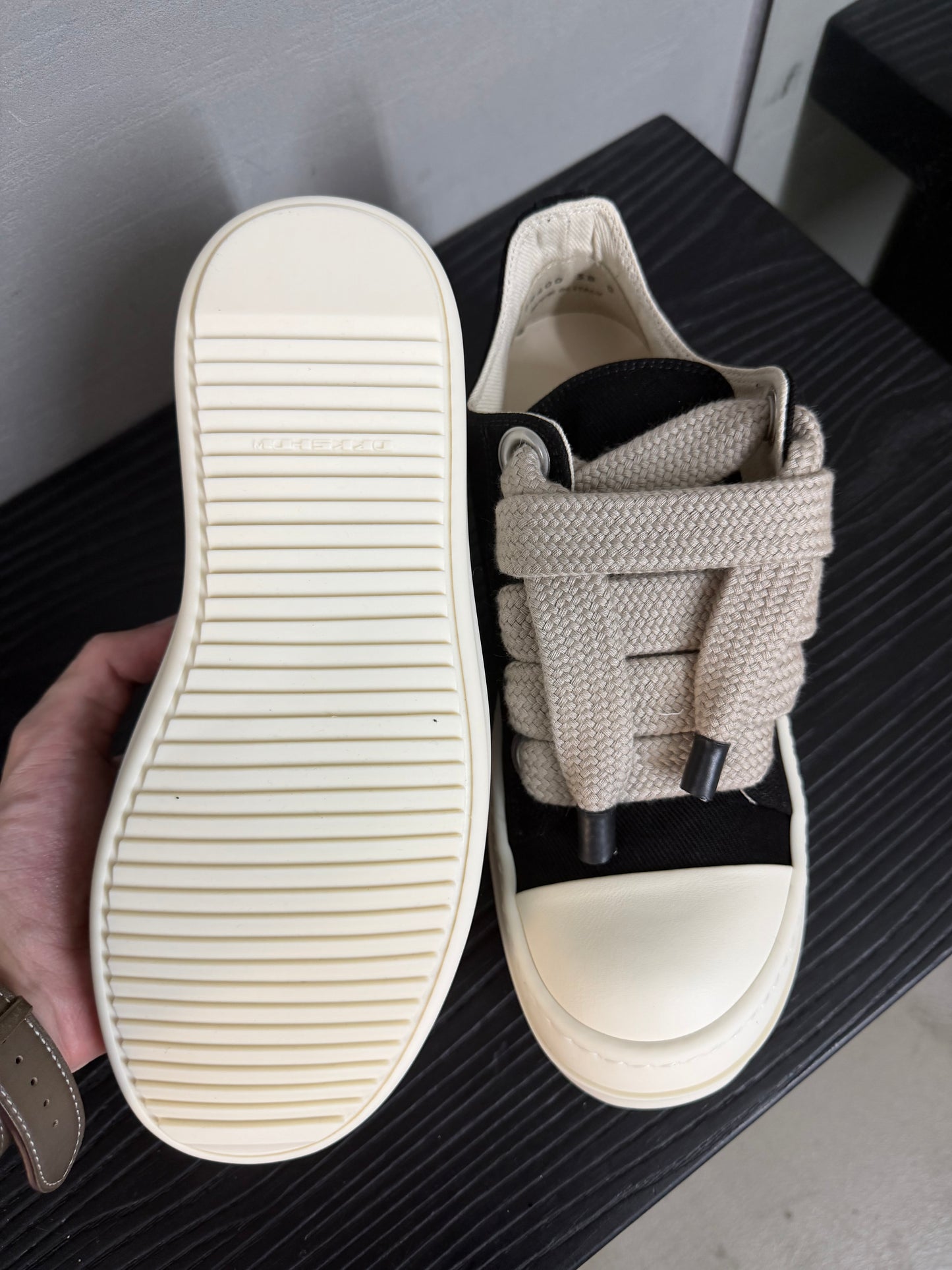 Rick Owens DRKSHDW Jumbolace Ramones Sneaks
