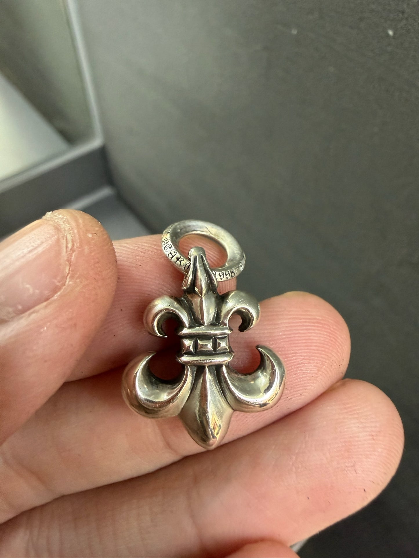 Chrome Hearts Pink Sapphire Fleur Pendant