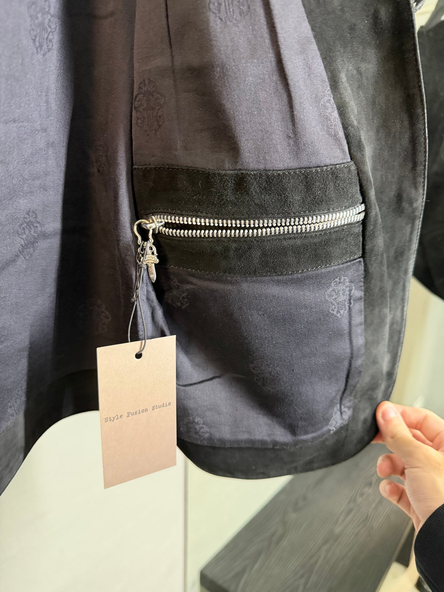 Chrome Hearts Suede Leather Vest